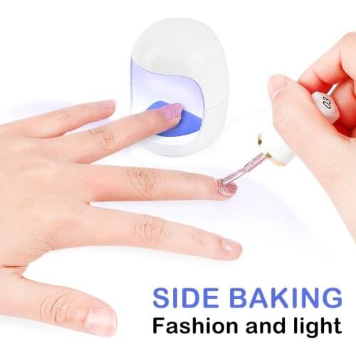 3/6W Egg Shape Mini Nail Dryer Machine LED Nails Lamp USB Portable Convenient Lamp For Drying UV Nails Gel Polish Manicure Tool