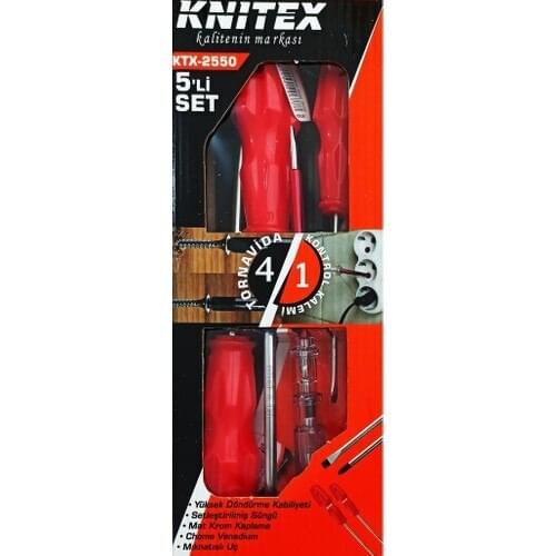 Knitex 5 Li Screwdriver Set 4 Screwdriver 1 Control Pen
