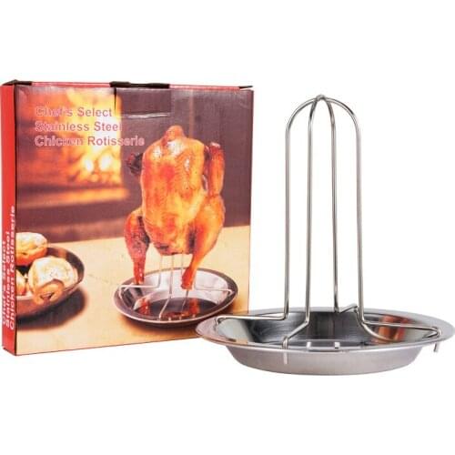 Newly Outdoor Barbecue Grill Camping Thickened Fork Chickens Grilled Chickens Grill Carbon Steel Baking Non-Stick Grilled