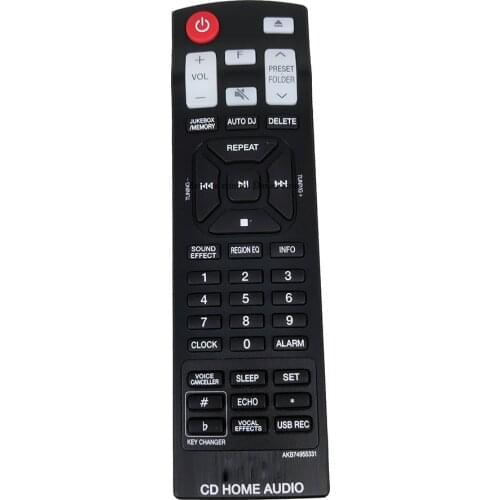 NEW Original AKB74955331 Remote Control fit for LG CJ98 CJS98F OJ98 Mini Hi-Fi System Fernbedienung