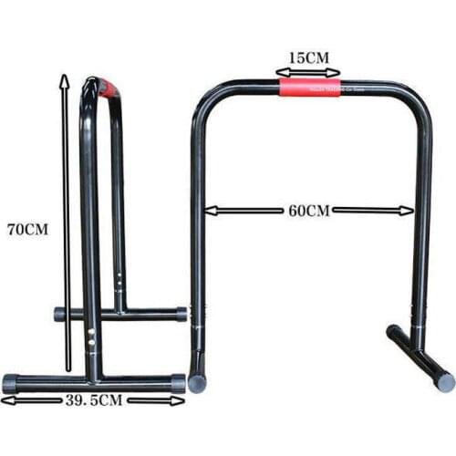 70cm Height Split Single Parallel Bars, Outdoor Fitness Equipment Support Pull-ups, Heavy Duty Portable Ultimate Body Press Bar