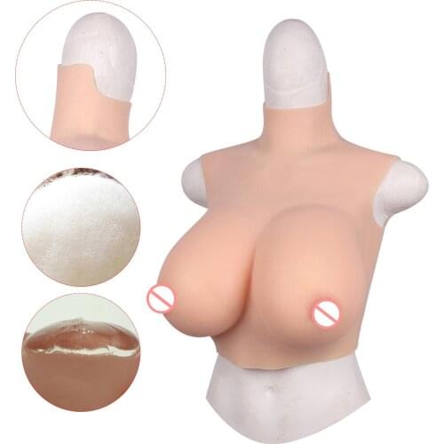 Crossdresser Realistic Silicone Breast Forms Fake Boobs Enhancer Tits Shemale Transgender Sissy Drag Queen Cosplay Crossdressing