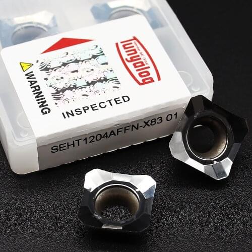 SEHT1204 AFFN X83 01 Milling Tool Carbide Insert SEHT 1204 Face Mill SEHT1204AFFN Lathe Milling CNC Tools Milling Cutter
