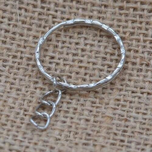 Silver 23mm sold in ten pieces, direct supply embossed ring, ring, be key customized chain key key 23-ring metal metal chai H3O3