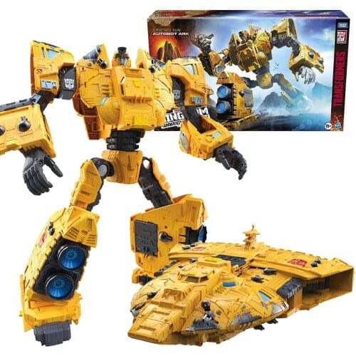 Hasbro Transformers Kingdom Series Titan Level Ark Teletraan I Optimus Prime Suit Robot Collectible Model Toy Christmas Gift
