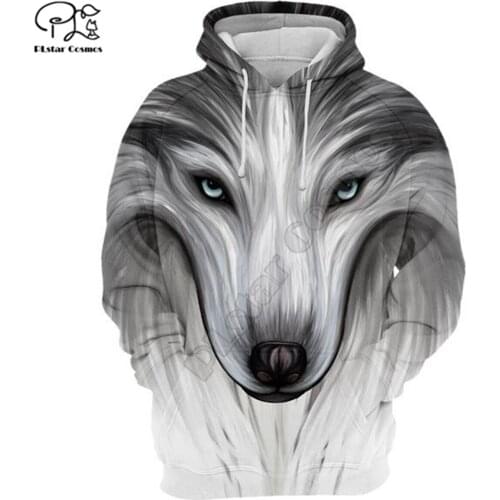 Thunder Wolf Hoodie 3D printed Hoodies sweatshirts Men Women Fashion Hooded Long Sleeve streetwear Pullover cosplay costumes