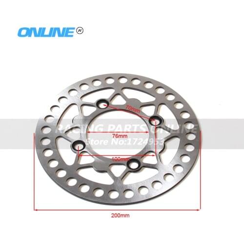 Universal Front Rear brake disc plate 200mm for Motorcycle motorcross dirt bike pit bike KLX CRF Chinese Bike