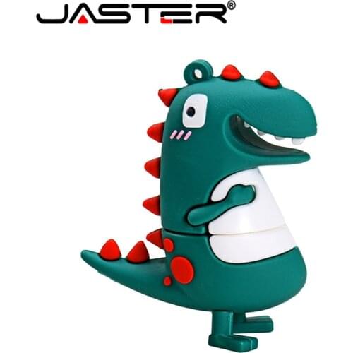 JASTER Dinosaur Cartoon USB flash drive Pen drive 128GB 64GB 32GB 16GB 8GB 4GB USB stick pendrive flashdrive Creative gifts