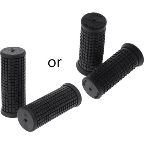 2pcs Bicycle Grips Short Handle Rubber Non Slip Cycling Scooter MTB Bike Parts
