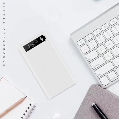 LCD Display DIY 6x18650 Battery Case Power Bank Shell Portable External Box without Battery Powerbank Protector E56B