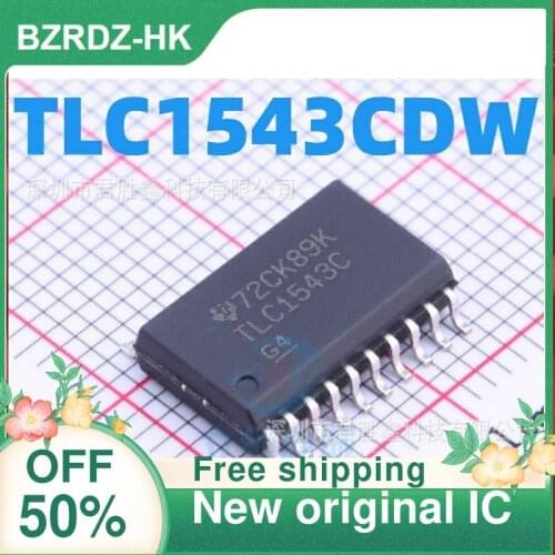 2-10PCS/lot TLC1543 TLC1543C TLC1543CDW SOP20 New original IC