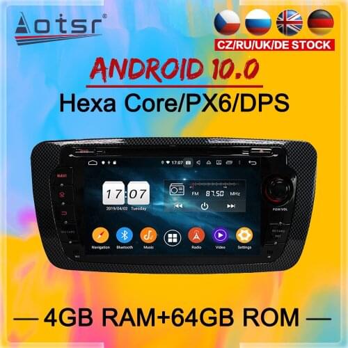 2 Din IPS Screen Android 10 DSP Car Multimedia Player For SEAT IBIZA 2009 2010 - 2013 Navigation Audio Radio BT Stereo head unit