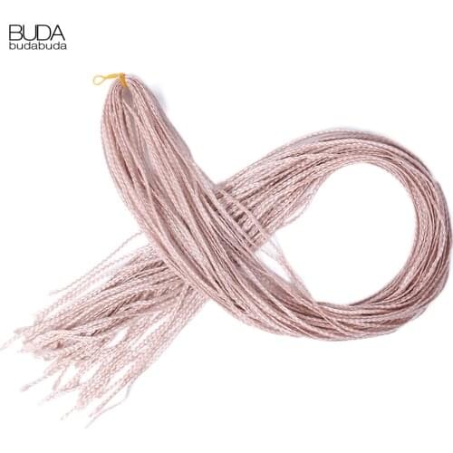 28Inch Synthetic Zizi Braids Crochet Box Braid Hair Bundles Hair Extensions For Women Purple Balck Red Pink Braiding Hair