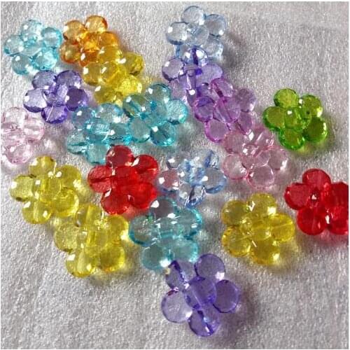 50pcs Plum Shape Acrylic Beads Fit Bracelet/Hair Accessories/ Bags/Earrings/apparel/Shoes Fashion DIY Handmade Beaded Material