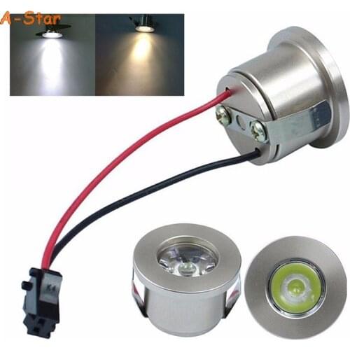 White/Warm White 1W /3W LED AC 85-265V Mini Surface Mounted Light led downlight Jewelry Cabinet Lamp spot light