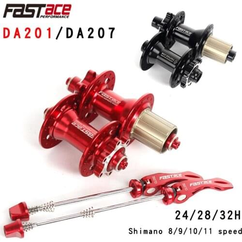 Fastace bicycle hub DA201 disc brake Sealed Bearing24 28 32 hole DA207 MTB mountain bike hub 8 9 10 11 speed bicycle hub