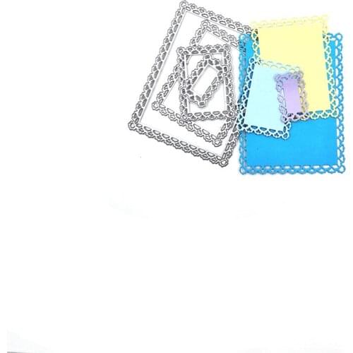 Julyarts Frame Background Dies Card Making Supplies DIY Scrapbooking Handmade Craft Paper Album Punch Card Art Die Cut