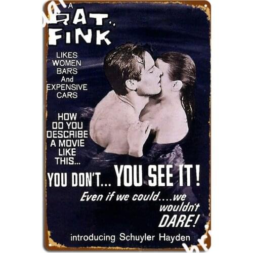 Movie Poster Merchandise Metal Sign Wall Mural Create Pub Garage Wall Decor Tin Sign Posters