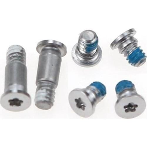 500Sets/lot For Macbook Pro Retina 13" A1706 A1708 15“ A1707 2016 2017 Year Full New Back Bottom Battery Case cover Screws Screw