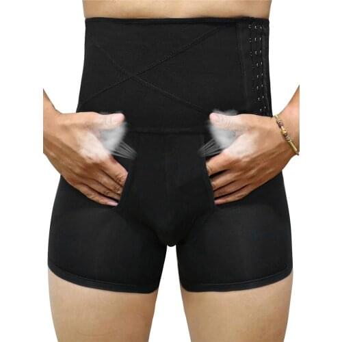 Shapewear Full Body Shapers Open Crotch Abdomen Waist Trainer Shapers Girdle Weight Loss Belly men bodysuit Slimming Belly