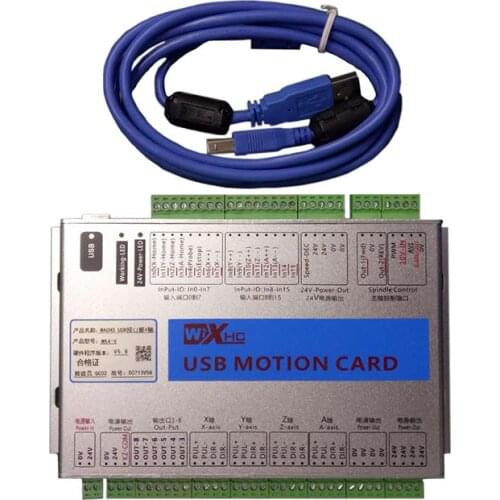 Mach3 Mach4 CNC control card 3 axis 4 axis 6 axis XHC MKX4 MACH3 USB CNC motion control card 2000KHZ supports Windom system