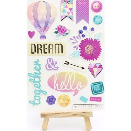 Dream&Hello Sticker for Scrapbooking Album Sticker/ Wedding Crafts Decoration/ Phone Sticker