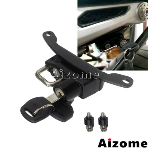 Motorcycle Left Side Aluminum Helmet Lock Mount Hook Helmet Lock For BMW R NINE T 2014-2016