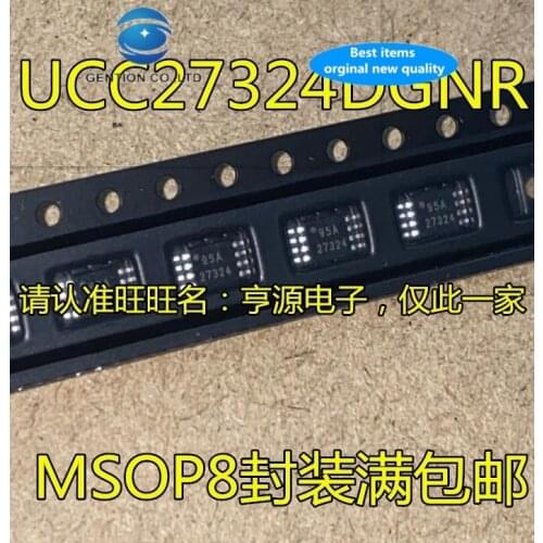 30 PCS 100% new and orginal real stock UCC27324 UCC27324DGNR MSOP - 8 printing 27324 driver IC