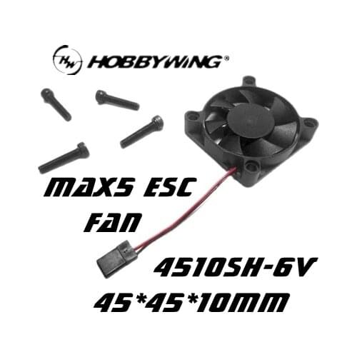 Original Hobbywing 10500RPM 5V FAN MP 3510SH JR-3P for EZRUN MAX6 QUICRUN 150A Platinum Pro HV-130A V4 ESC