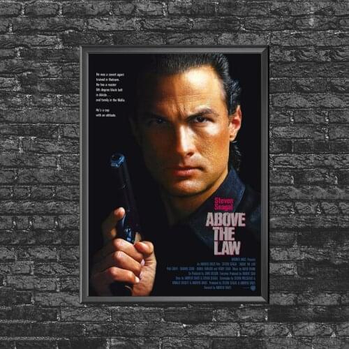 Above The Law - Steven Seagal Poster Classic Movie Canvas Poster Home Wall Painting Decoration (No Frame)