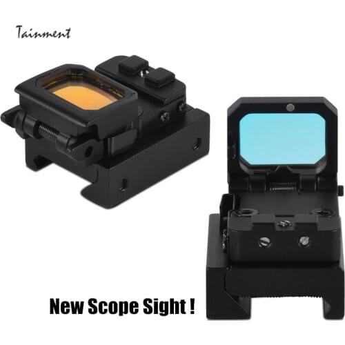 Folding Scope New Rail Riflescope Hunting Optics Holographic Red Dot Sight Reflex 4 Reticle Tactical Scope Sight for Hunting