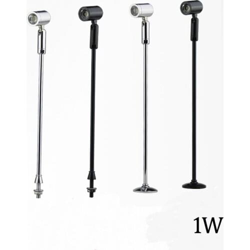 Free Shipping 1W Epistar Led Jewelry Lamp Spotlight For Gold Display Adjustable To Any Angle