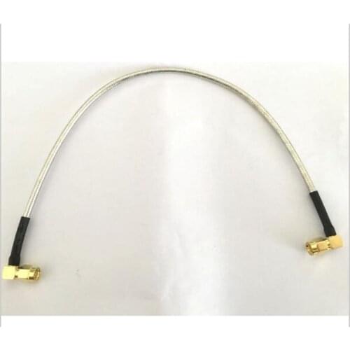 10pcs RG402 SMA Male Right Angle to RP SMA RP-SMA Male Right Angle adapter RG402 Cable 50cm