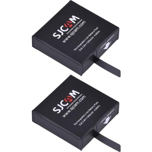 2Pcs Original SJCAM SJ8 Battery 1200mAh Rechargeable Li-ion Battery for SJCAM SJ8 Action Camera