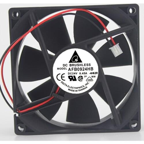 AFB0924HB DC 24V 0.45A 90 * 90 * 25MM 9CM inverter cooling fan