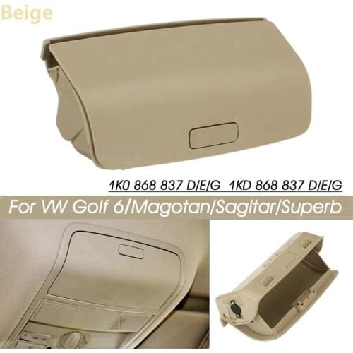 Car Sunglasses Glasses Holder Box Case for Golf MK5 MK6 Tiguan Jetta MK5 Passat/B6 CC Sharan Skoda Yeti Superb Beige
