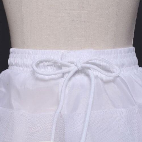 Flower Girls Kids Classic Layers Tulle Tutu Skirt Wedding Dress Petticoat Adjsutable Drawstring Princess Lolita Underskirt Slips
