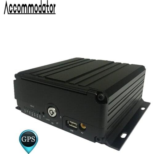 H.264 AHD 1080P HDD SD Card 4 Channels Vehicle Car Trailer Truck Taxi School Bus Mobile DVR with GPS