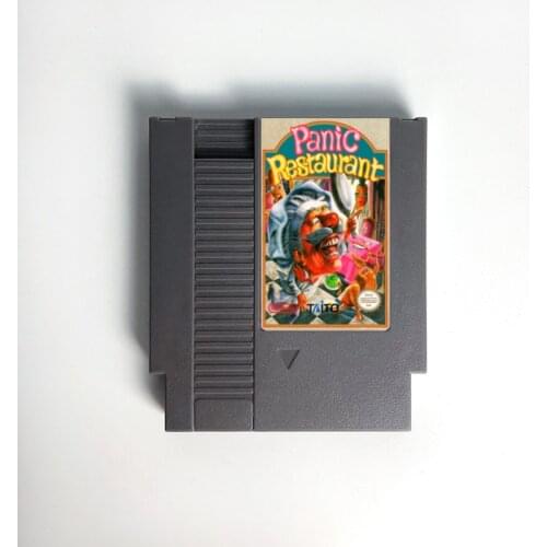 Panic Restaurant - Game Cartridge For NES Console 72 Pins 8bit