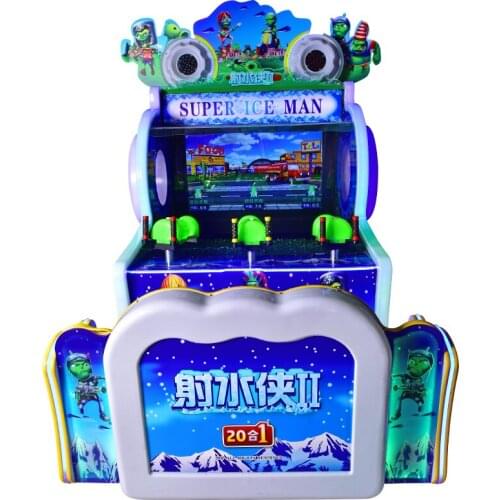 SQV Hot-sell coin operated arcade machine 3 seats water shooting game machine