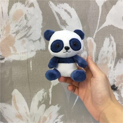 Small Plush Panda Toys , Pendant Cute Panda Doll Soft Stuffed Toy For Kids Girls Gift 12CM