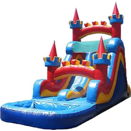 Outdoor playground inflatable slide inflatable pool slide inflatable water slides for kids