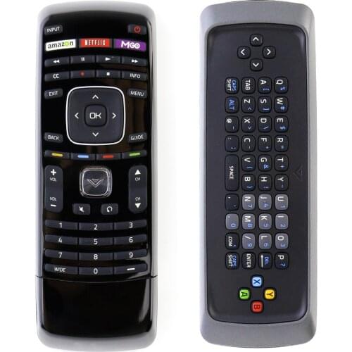 New XRT302 Qwerty Keyboard Remote Control fits for Vizio TV E650i-A2 D650i-B2 M420SV M470SV M550SV M320SR M370SR M420SR E3D320VX