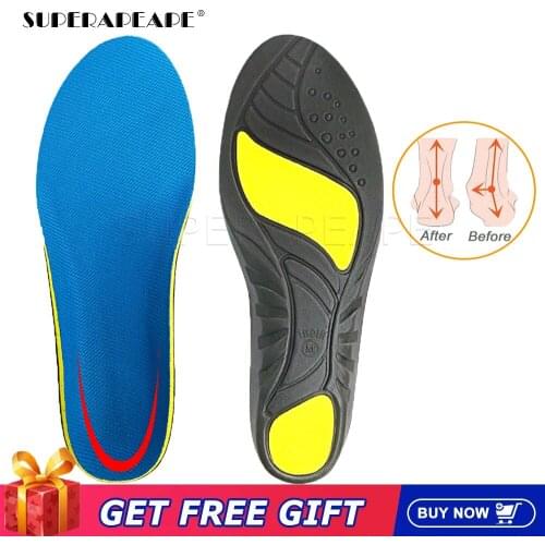 EVA Orthopedic Insoles Orthotics Severe Flat feet Health Sole Pad for Shoes insert high Arch Support pad for plantar fasciitis