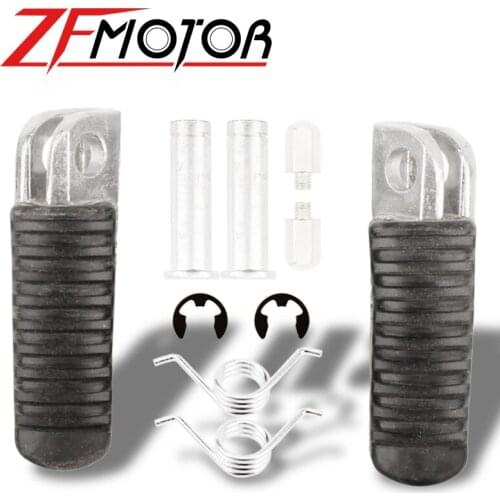 Front Foot Pegs Rests Footrest Pedals For KAWASAKI ZRX400 ZRX1100 ZRX1200 ZXR 400 1100 1200 Z1000 Z750 03 04 05 06 Z 750 1000