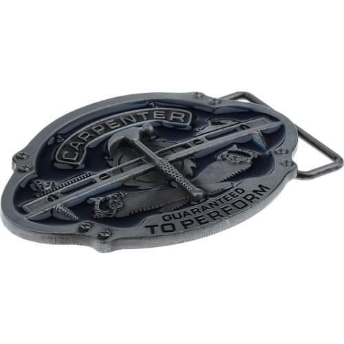 Western Alloy Carpenter Belt Buckle Steampunk Novelty Accessories Classic