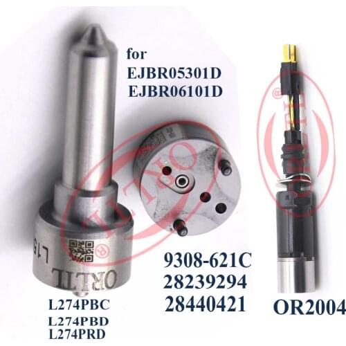 INJECTOR VALVE 9308-621C NOZZLE L274PBD REPAIR KITS ( 7135-626) for EJBR05301D EJBR06101D F50001112100011F5000-1112100-011