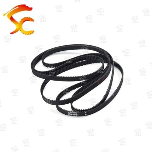10pcs 2GT-686-6/10mm belt closed loop rubber 2GT-686-6/10mm timing belt Teeth 343 Length 686mm width 10/6mm for 3D printer