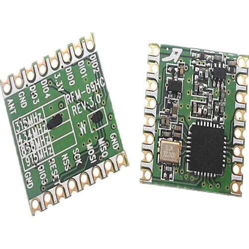 RFM69 RFM69HC RFM69HCW Programmable 433Mhz 868Mhz 915Mhz RF Transceiver Module HopeRF ORIGINAL
