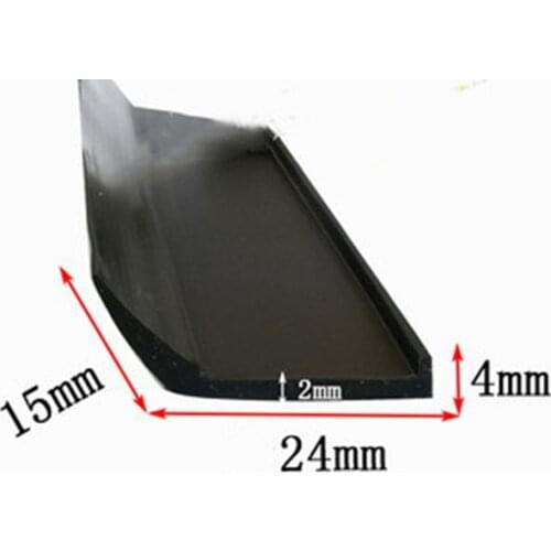 Custom Silicon Rubber Angle Corner Protecor Collision Avoidance Gasket V Silicone Sealing Strip Bar Black